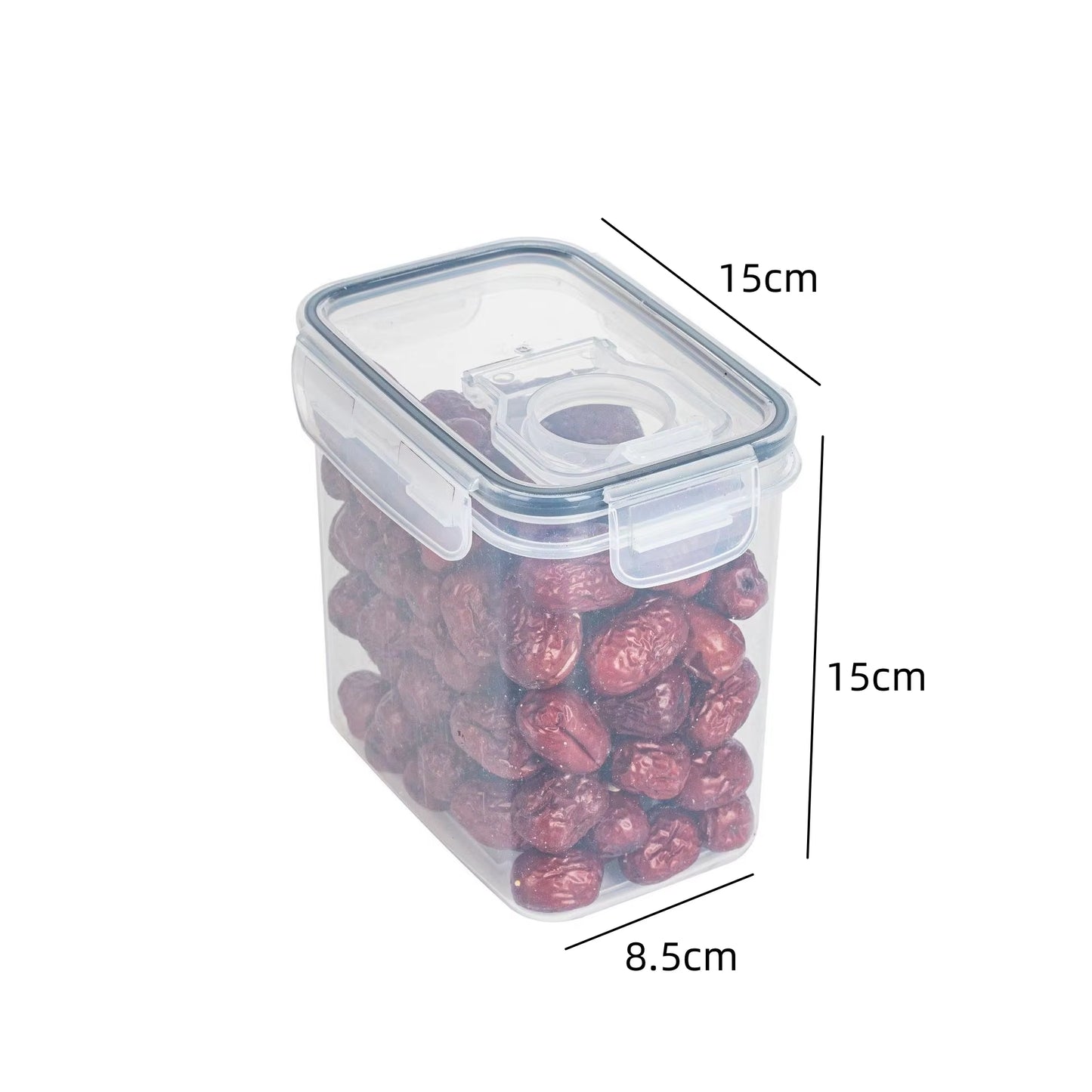 Airtight Food Storage Containers with Lids - Pantry Organizer and Cereal Dispenser for Kitchen Organization