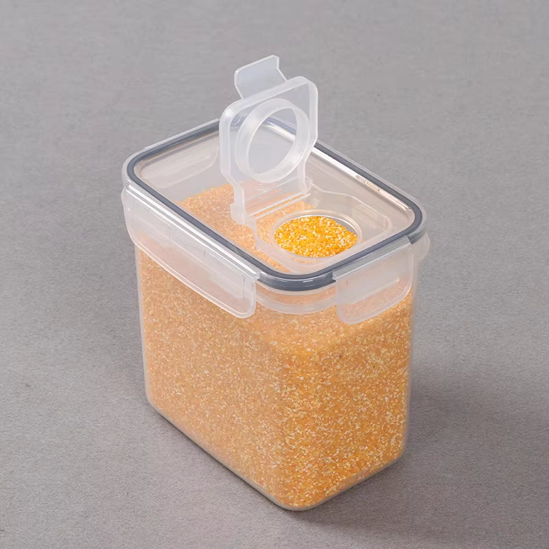 Airtight Food Storage Containers with Lids - Pantry Organizer and Cereal Dispenser for Kitchen Organization