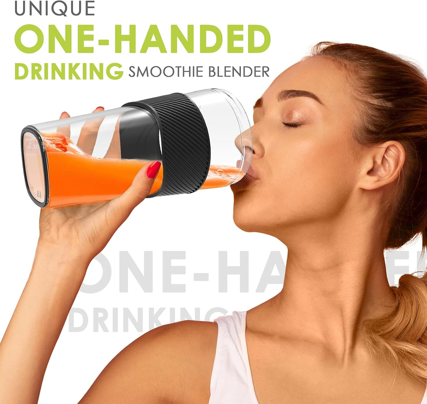 Portable Blender, Personal Size Blender for Smoothies, Juice and Shakes, 12Oz USB Rechargeable Juice Blender Bottles, 60W Strong Power Travel Mini Blender for Sports, Travel, Outdoors