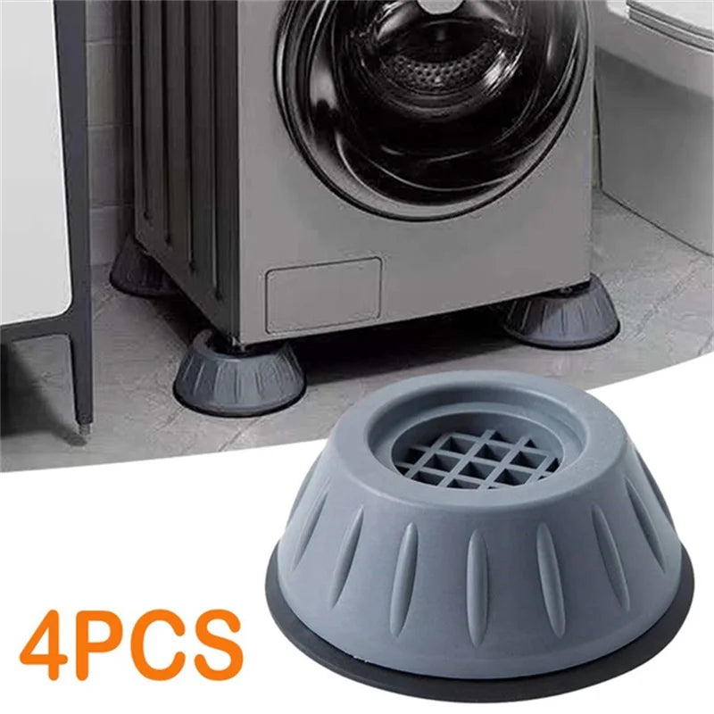1-4Pcs anti Vibration Feet Pads Legs Slipstop Silent Skid Raiser Mat for Washing Dryer Machine Support Dampers Stand Furniture