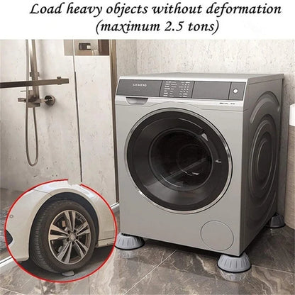 1-4Pcs anti Vibration Feet Pads Legs Slipstop Silent Skid Raiser Mat for Washing Dryer Machine Support Dampers Stand Furniture