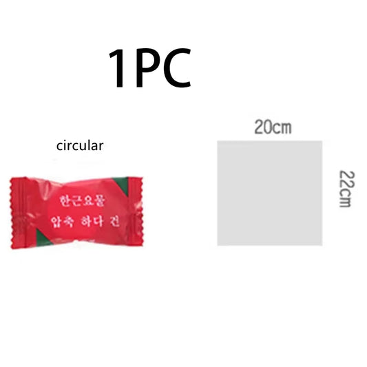 Travel Disposable Compression Towel Large Cleansing Bath Towel Makeup Remover Portable Hotel Candy Pack Non-Woven Face Towel