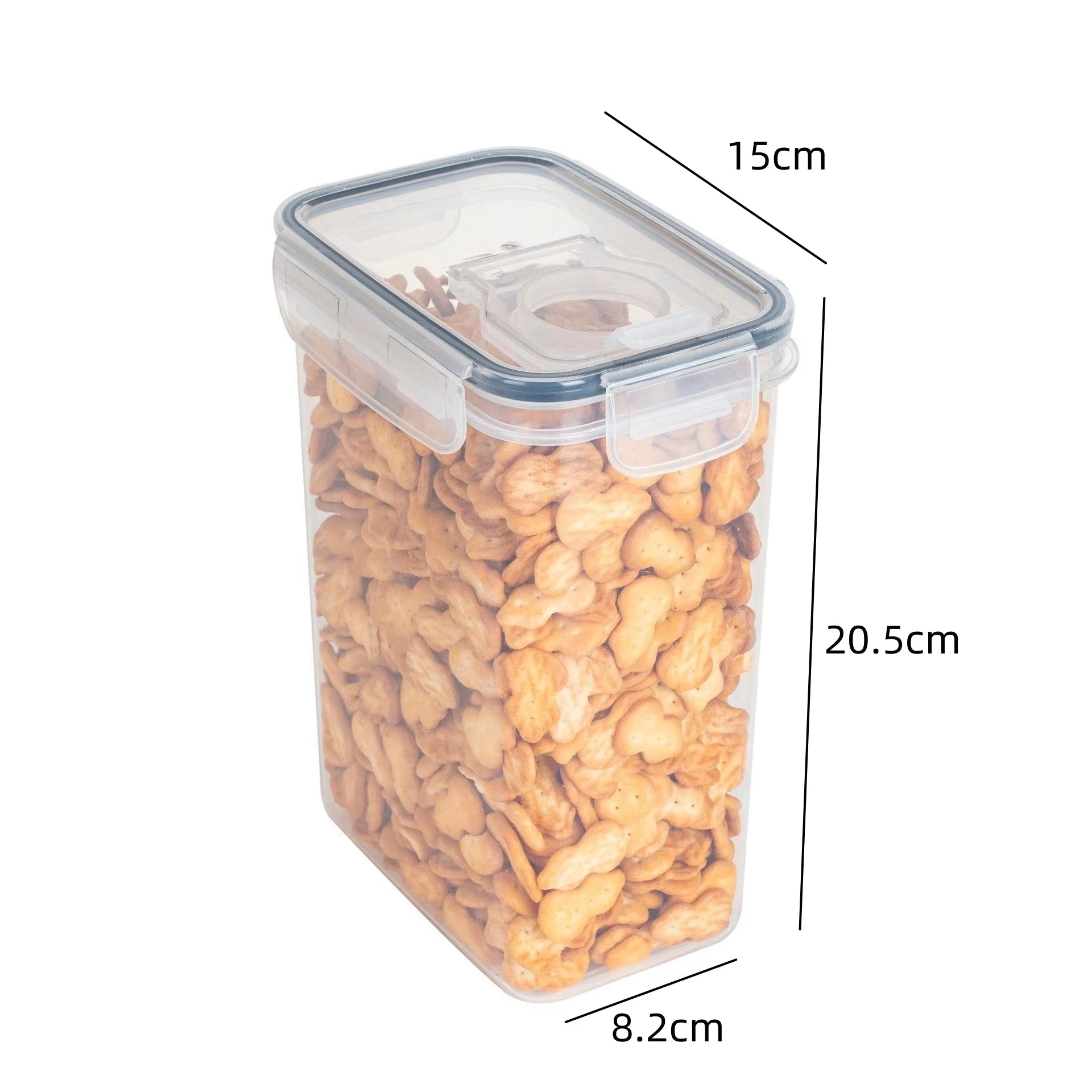 Airtight Food Storage Containers with Lids - Pantry Organizer and Cereal Dispenser for Kitchen Organization
